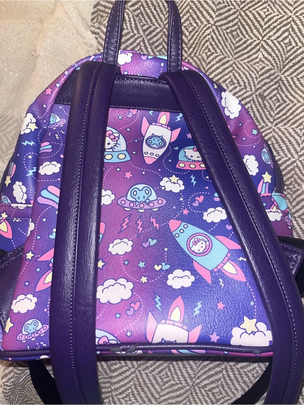 Loungefly x Hello Kitty Space AOP backpack